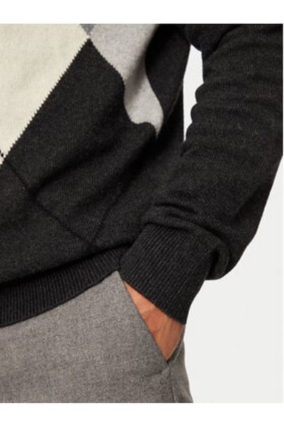 Pierre Cardin Men's Sweater 51150.5079 Colorful, Gray