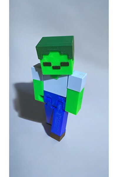 craftlab Zombi Figürü Blok Temalı Oynar Kollu Ve Bacaklı 10 Cm