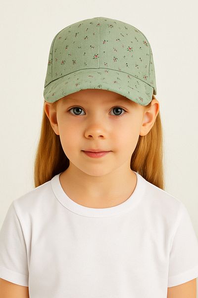 wakawakakidsstore Little Flower Patterned Baby Girl Hat
