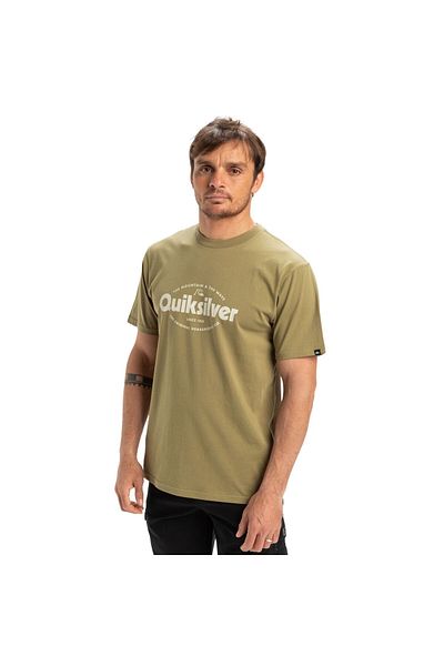 Quiksilver Ev Shape All Day Men's Green T-Shirt Men's T-Shirt Eqyzt08052