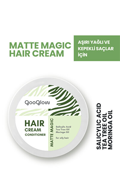 GOOGLOW Matte Magic Hair Cream Conditioner - for oily hair / Yağlı Saçlar İçin Durulanan Saç Kremi