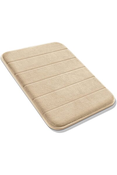 Feridras Covoraș de baie Memo, cu spumă cu memorie, 45x75cm, bej