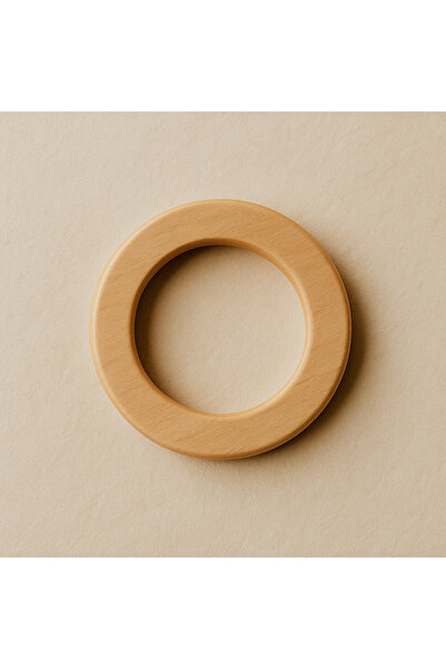 Bebe Vitaa Bébé Vitaa Doğal Ahşap Halka Diş Kaşıyıcı