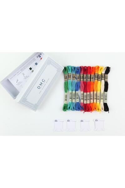 Dmc Muline Set of 12 with Box Gift - Vibrant Colors