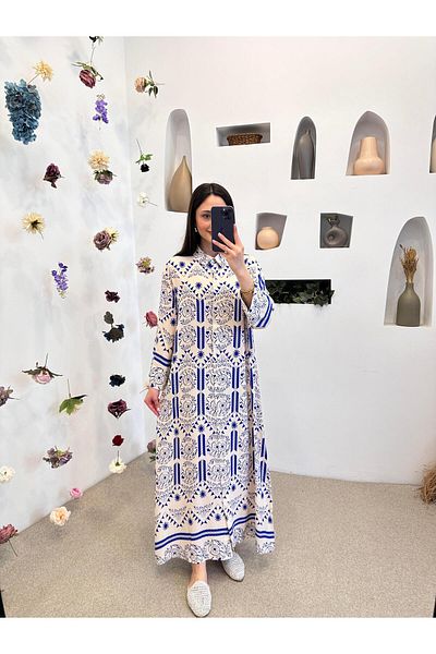 Ranasubaşı Nano Shirt Dress Blue