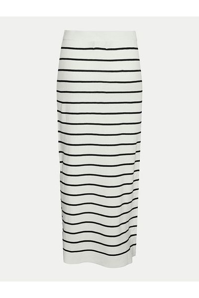 PIECES Women's Pencil Skirt 17150578 White
