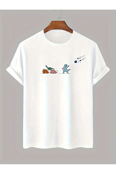 AEMİ Unisex Oversize kroj okrugla kragna T-shirt