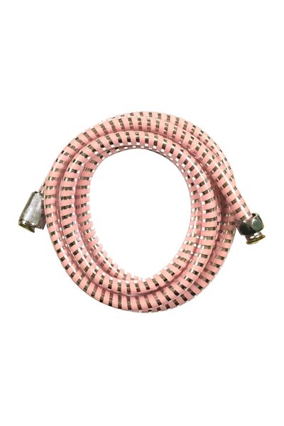 flores Colored plastic shower hose, pink, 1.5 m