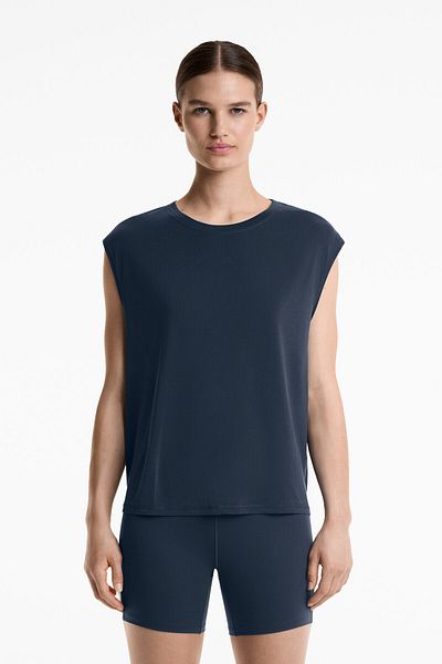 Oysho Modal blend sleeveless T-shirt