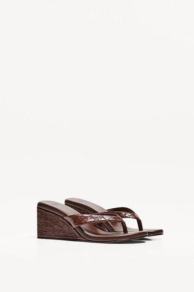 Bershka Wedge heeled sandals