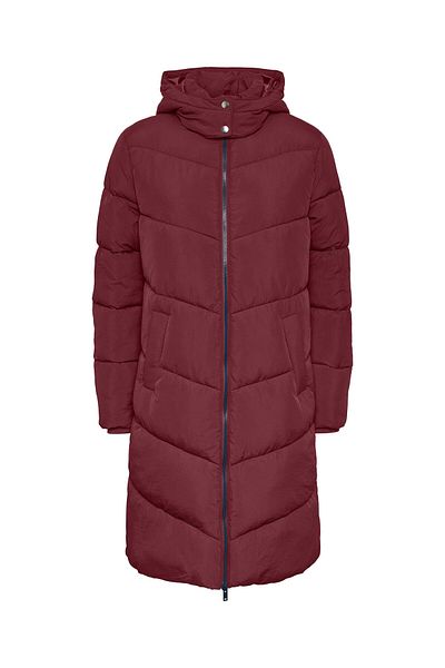 PIECES pieces Women's Winter Jacket 17126619 Burgundy