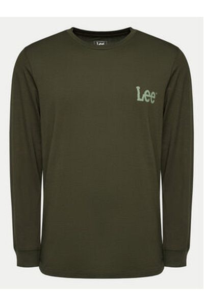 Lee Tricou cu mânecă lungă pentru bărbați 112355592 Verde