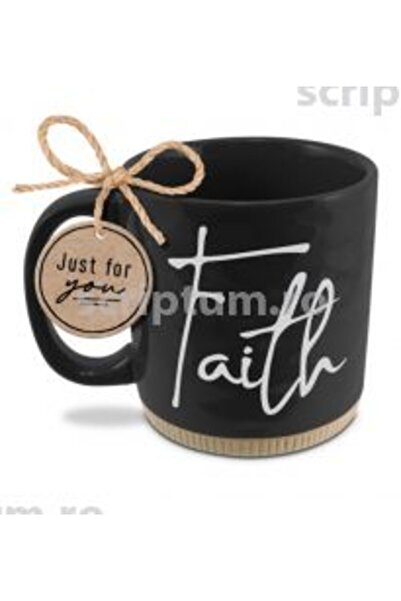 Editura Scriptum Cană ceramică - Credință (Seria Cuvinte Puternice)