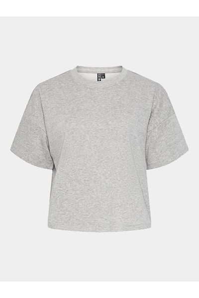 PIECES Tricou damă 17118870 gri