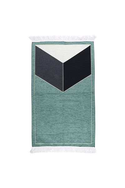 MANASEK Polyester & Cotton Blend Prayer Mat (68 X 116 Cm)