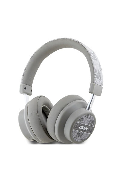 Dkny Lisanslı PU Logo Desenli Kulak Üstü Bluetooth Kulaklık v5.3 Bej