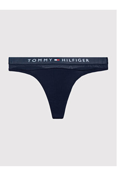 Tommy Hilfiger Tanga pentru femei UW0UW00064 albastră