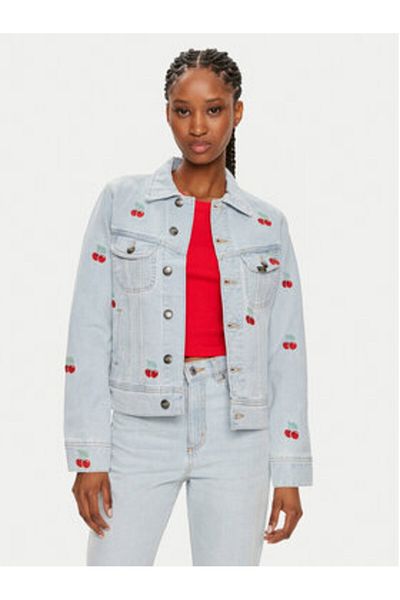 Lee Jachetă din denim pentru femei 112351205 albastră
