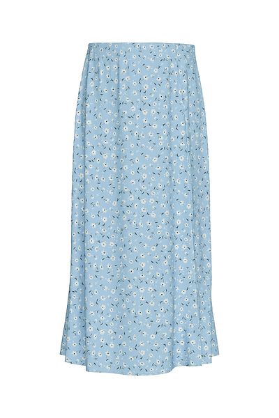 PIECES Women's Midi Skirt 17147811 Sky Blue