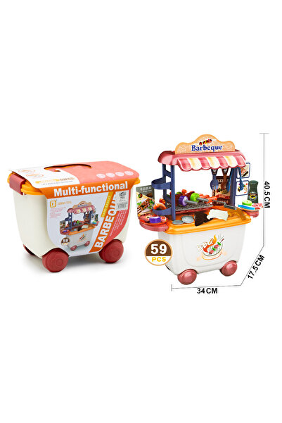 rexa عربة ألعاب الآيس كريم التعليمية، ملحقات الطعام، مجموعة ألعاب الآيس كريم ...