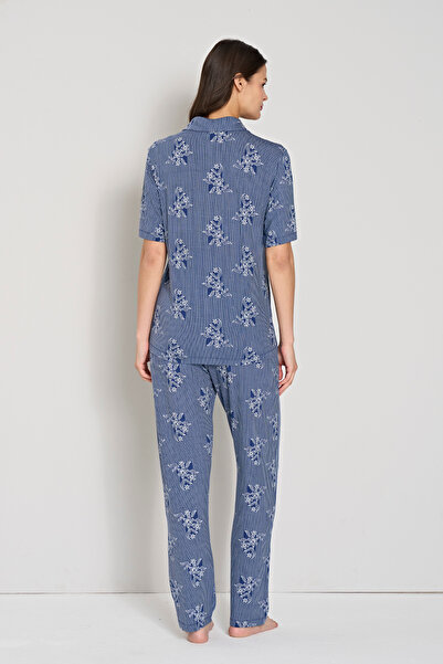 Pijadore Жіночий смугастий базовий піжамний комплект