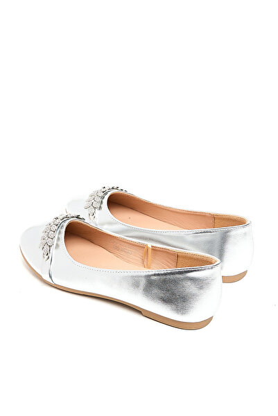 R&B Metallic Ballerinas