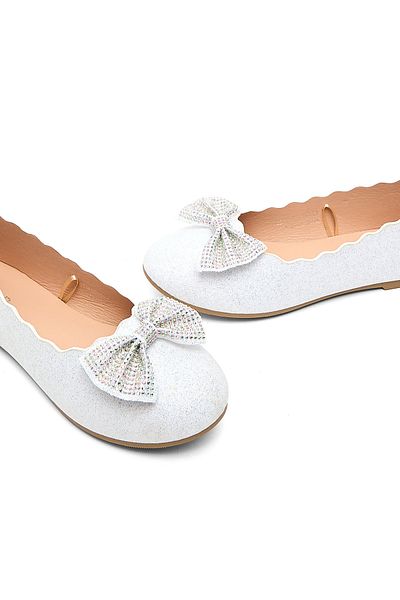 R&B Bow Detail Ballerinas