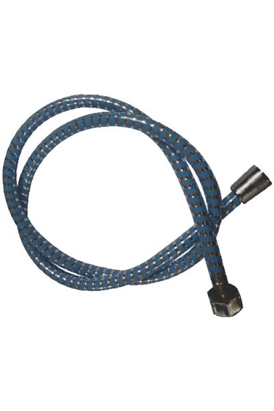 flores Colored plastic shower hose, blue, 1.5 m