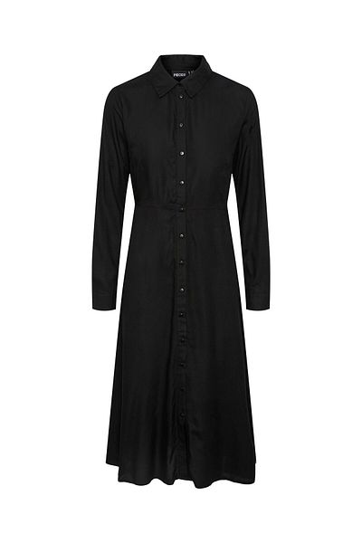 PIECES Rochie tip cămașă pentru femei 17140732 Negru