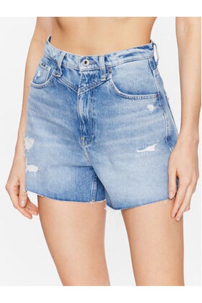 Pepe Jeans Women's Denim Shorts PL801001RG4 Blue