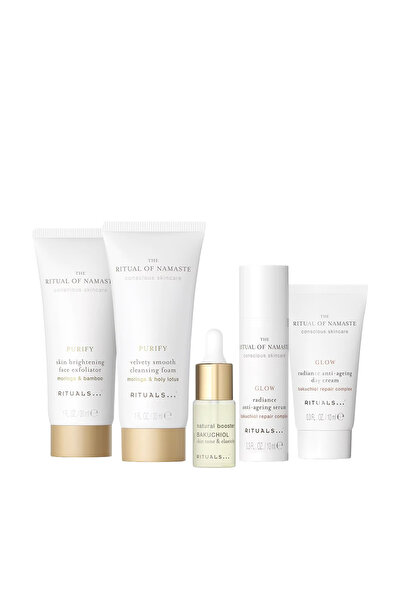 Rituals Set Rituals, Πολυτελές Δοκιμαστικό Σετ, Serum 10 ml Booster 4ml Καθαρισμός 30ml Απολεπιστικό Προσώπου 30ml Κρέμα 10ml
