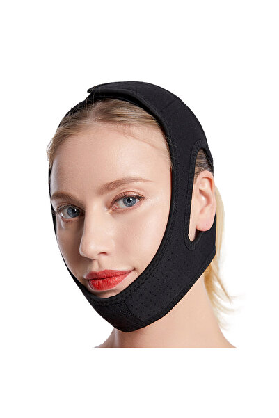 HASEPE Curea pentru bărbie, suport pentru maxilar, anti-sforăit, reglabilă, m...