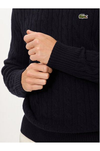 Lacoste Pulover bărbătesc AH2924 bleumarin
