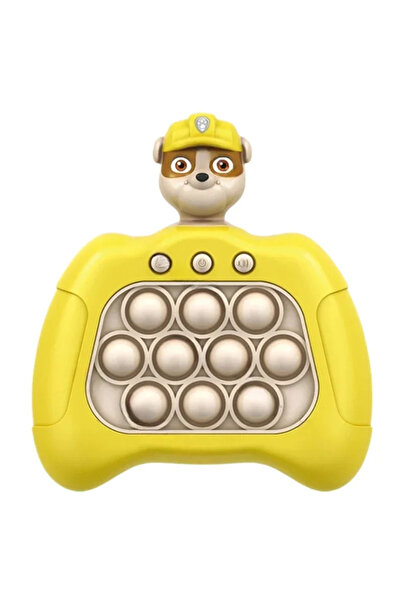 sallma Consolă electronică Pop It „Patrulă” cu sunet și lumini, galbenă