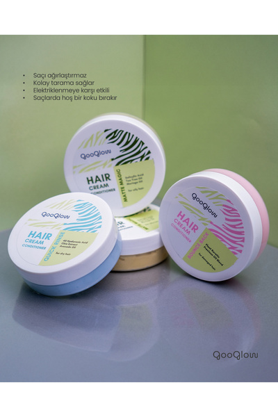 GOOGLOW Matte Magic Hair Cream Conditioner - for oily hair / Yağlı Saçlar İçin Durulanan Saç Kremi