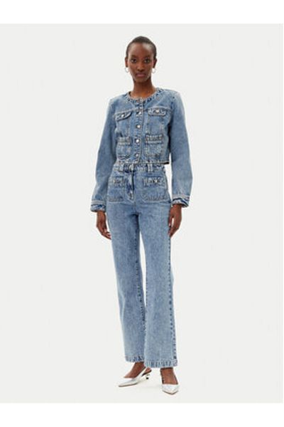 Morgan Jachetă denim pentru femei 251-VCHARME albastră