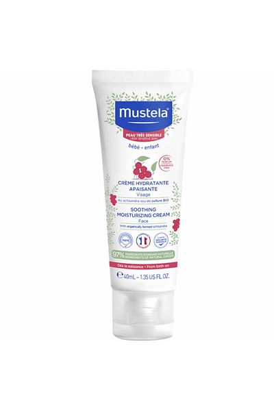 Mustela Cremă hidratantă calmantă pentru piele sensibilă, 40 ml