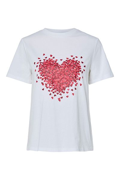PIECES Tricou damă 17155082 alb