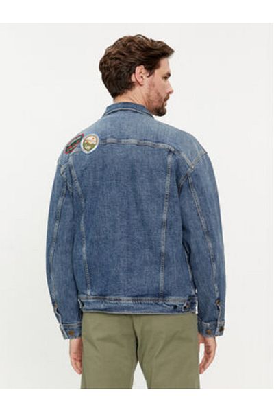 Lee Jachetă din denim pentru bărbați 112350102 albastră