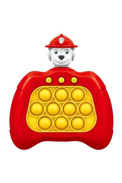 OEM Jucarie Pop it consola/electronic Patrula, cu sunet si lumini, rosu