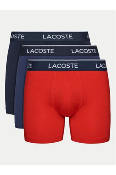 Lacoste Men's Set of 3 pairs of boxers 6H3420 Colorful