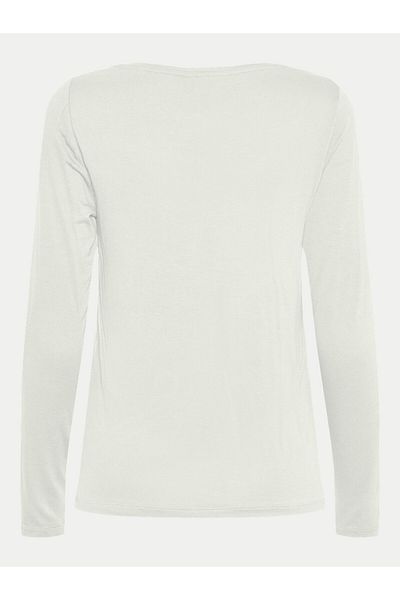 PIECES Tricou damă 17151127 Alb