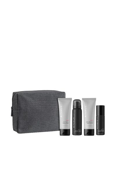 Rituals Samurai Men’s Care Set,foam 50ml, Antiperspirant Spray 50ml, Shower Gel 70ml, Lotion 70ml