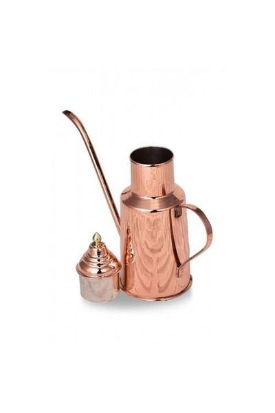 Saint Belisama Concept Gemlik Oil Pot Flat Red Copper Oil Pot 500 ml