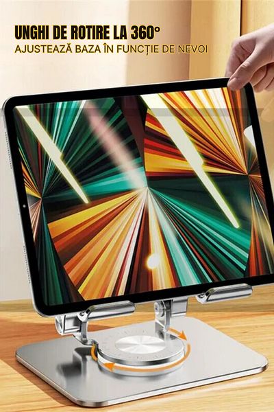 clickzu Clickzu tablet stand, 360° rotating base, 180° tilt, tablets: 4.7 - 12 inches, anti-scratch