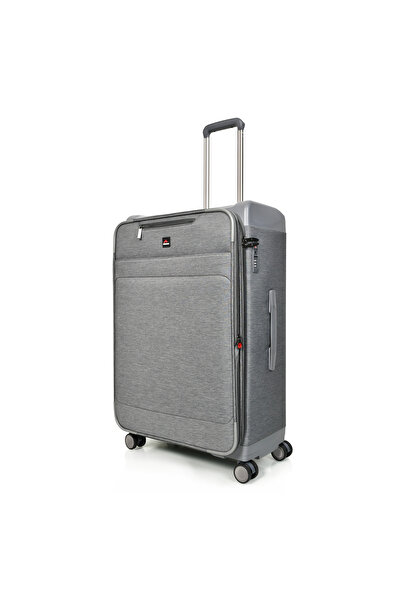 MORANO Murano 3-Piece Fabric and Polycarbonate Luggage Set, 28/24/20 Inch