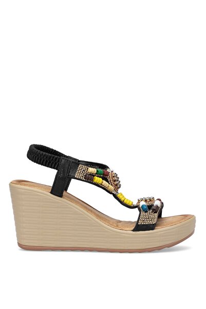 Guja 25Y155-1 Жіночі сандалі на підборах з камінцями, чорні