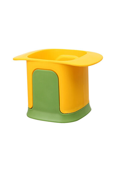 zola Vegetable slicer, steel blades, easy to clean, orange/green, 15x15x10 cm