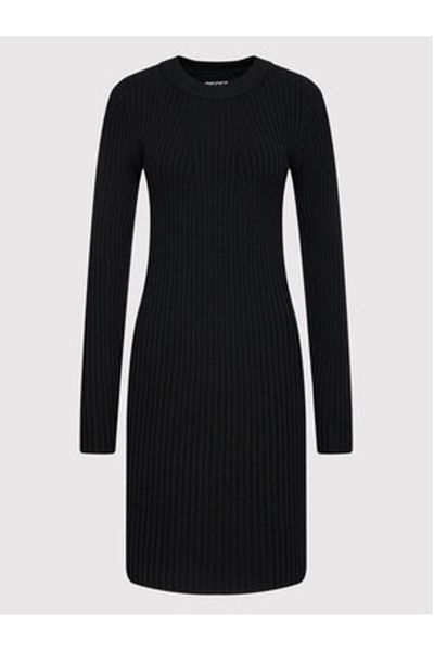 PIECES Women's Knitted Dress 17115048 Black