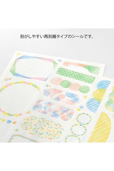Midori Yurulog Sticker Sticker - Pattern